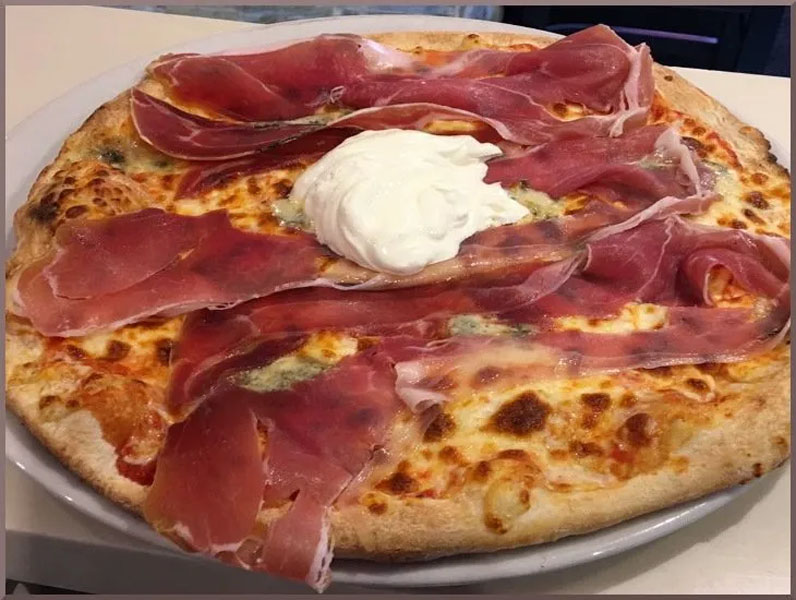 Les pizzas La Bella Storia